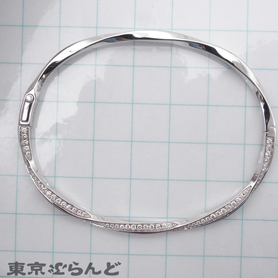 グラフ GRAFF スパイラル パヴェ ダイヤモンド バングル ブレスレット