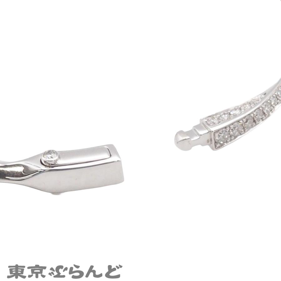 グラフ GRAFF スパイラル パヴェ ダイヤモンド バングル ブレスレット