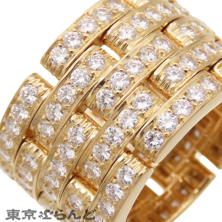 ポリッシング済み　カルティエ　マイヨンバンテールリング　WG Cartier（カルティエ） マイヨンパンテール リング イエローゴールド