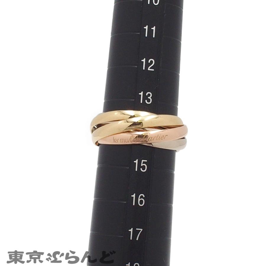 Cartier トリニティリング 54号 Cartier（カルティエ） トリニティ リング スリーカラーゴールド K18YG
