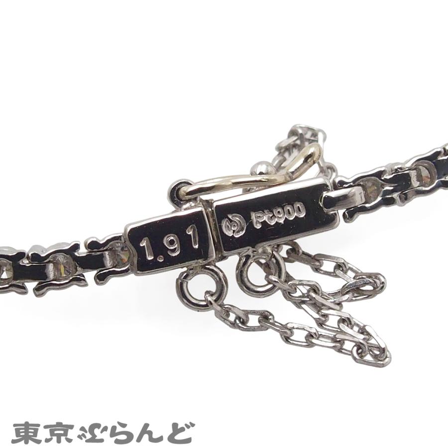 タサキ TASAKI テニス ブレスレット プラチナ ダイヤモンド Pt900 1.91