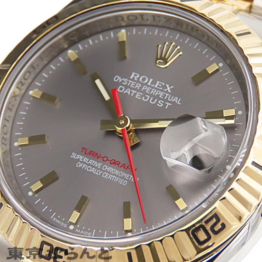 ROLEX（ロレックス） デイトジャスト ターノグラフ 116263 グレー SS