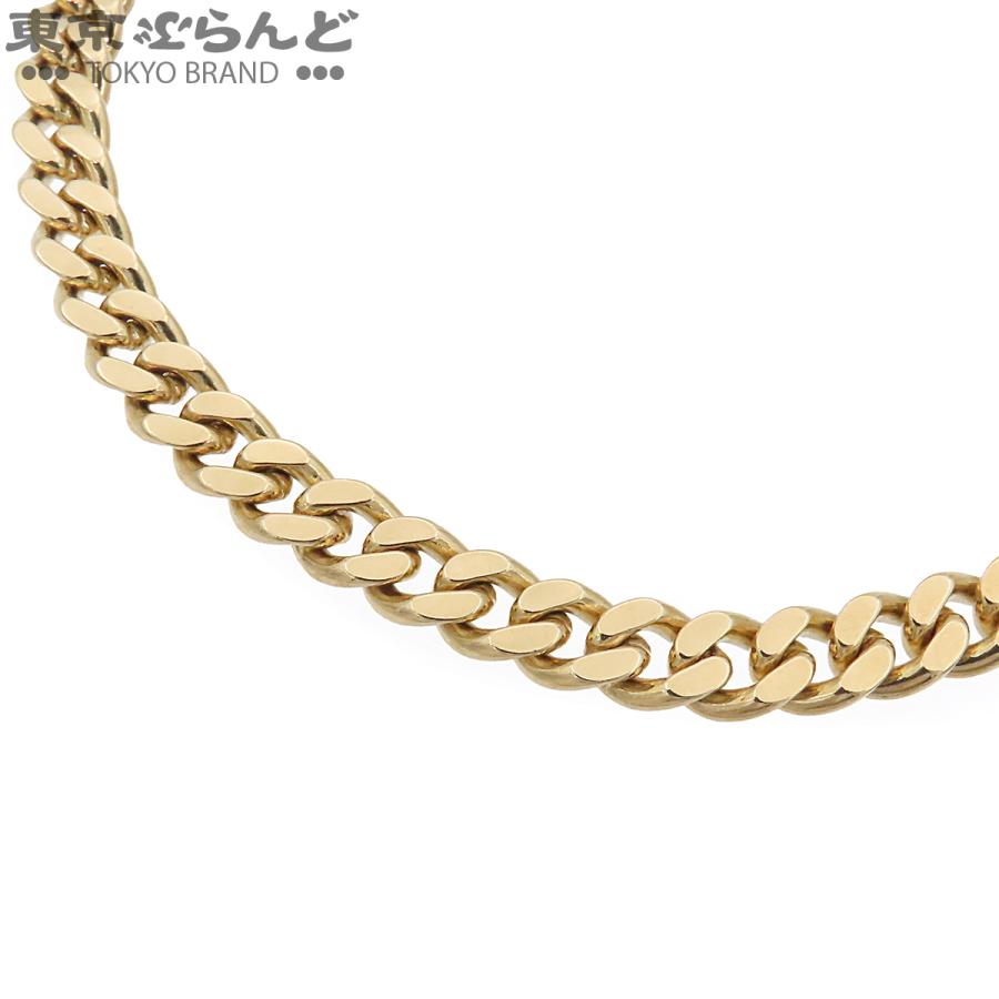 喜平 キヘイ ネックレス イエローゴールド K18YG 2面 シングル 幅6.5mm