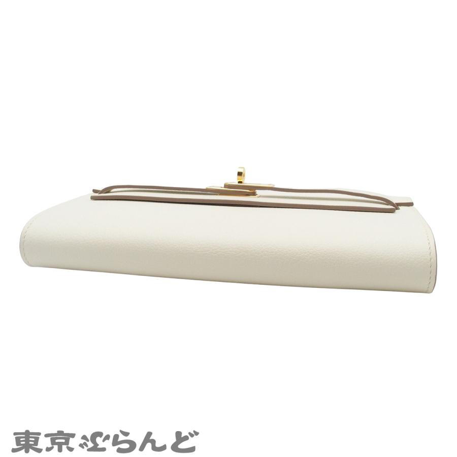 エルメス HERMES ケリーウォレット ロング トゥーゴー B刻印 マッシュルーム ゴールド金具 エバーカラー 長財布 ショルダーバッグ 2023年 レディース 101866424の画像