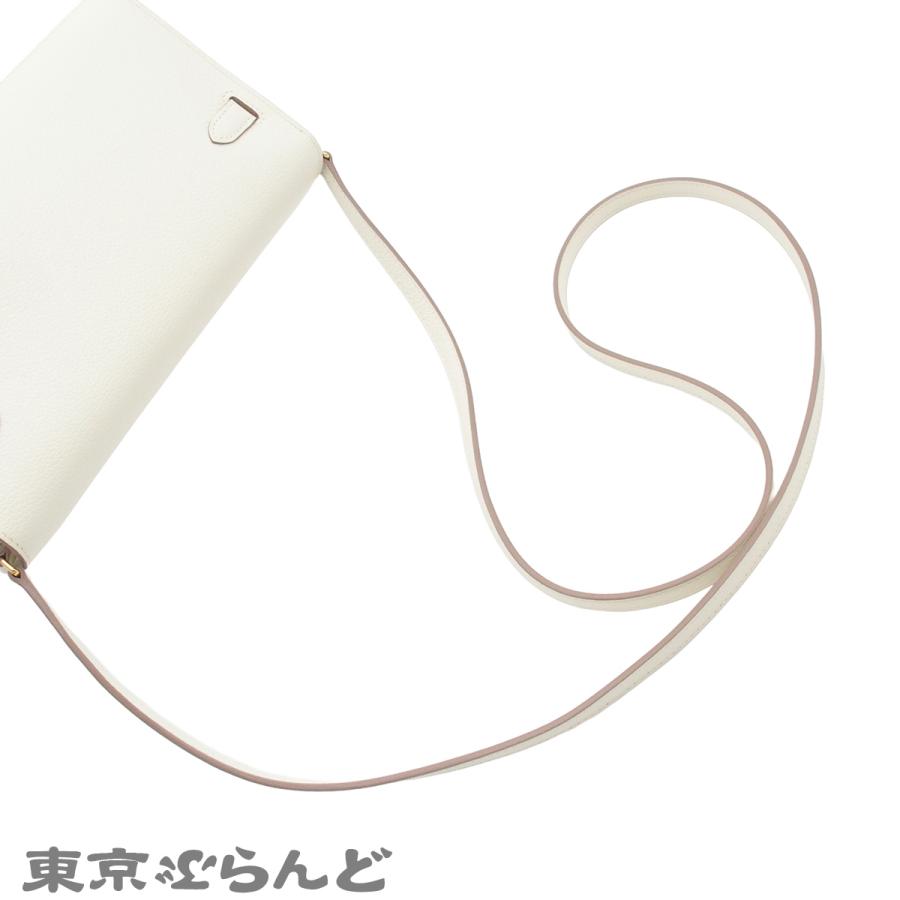 エルメス HERMES ケリーウォレット ロング トゥーゴー B刻印 マッシュルーム ゴールド金具 エバーカラー 長財布 ショルダーバッグ 2023年 レディース 101866424の画像