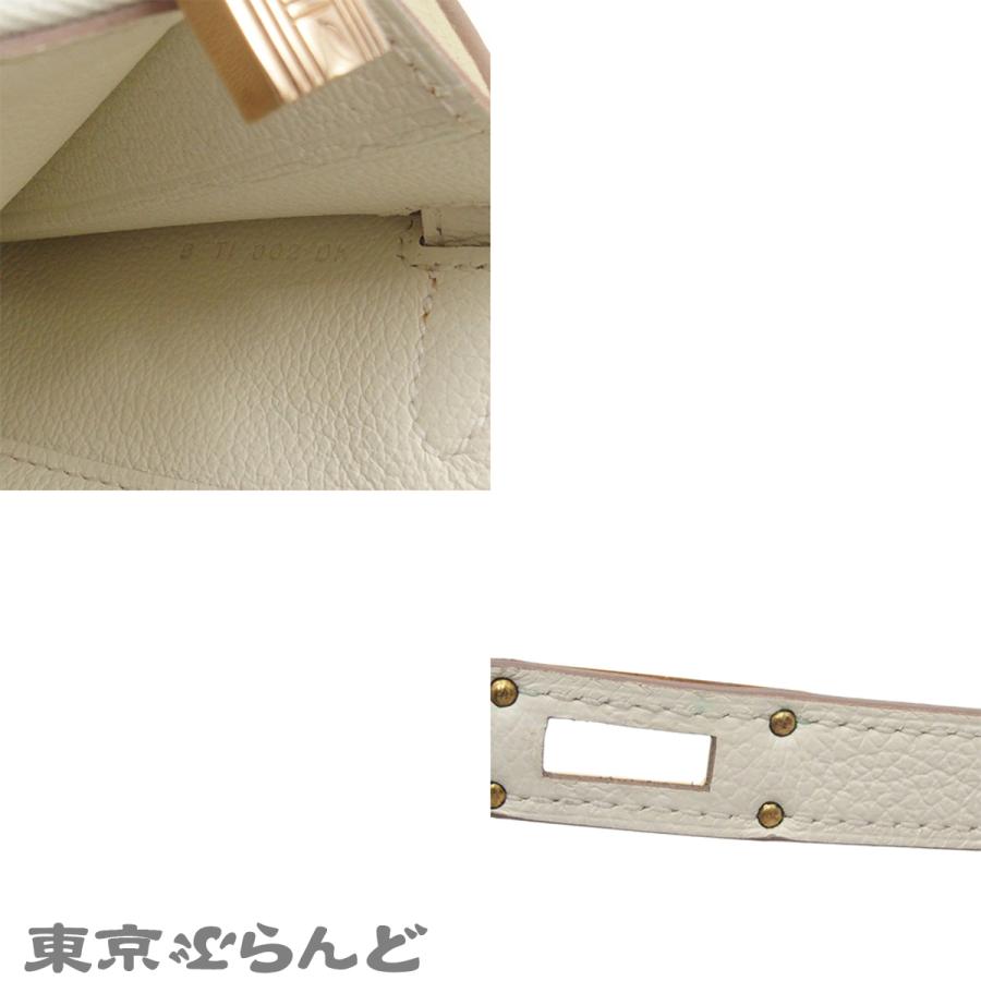 エルメス HERMES ケリーウォレット ロング トゥーゴー B刻印 マッシュルーム ゴールド金具 エバーカラー 長財布 ショルダーバッグ 2023年 レディース 101866424の画像