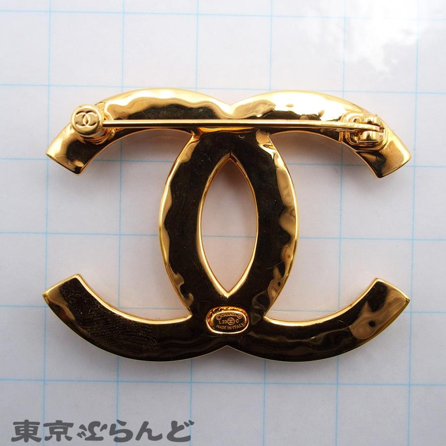 CHANEL（シャネル） ブローチ ゴールド メタル ココマーク ライン