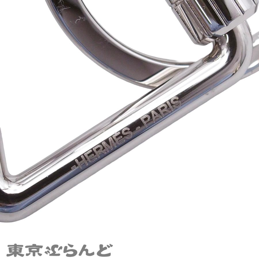 HERMES（エルメス） シュヴァル シルバー メタル キーホルダー