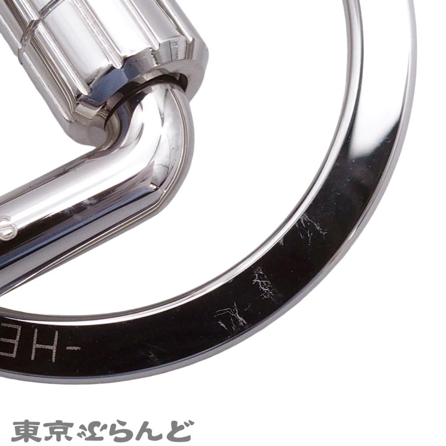 HERMES（エルメス） シュヴァル シルバー メタル キーホルダー