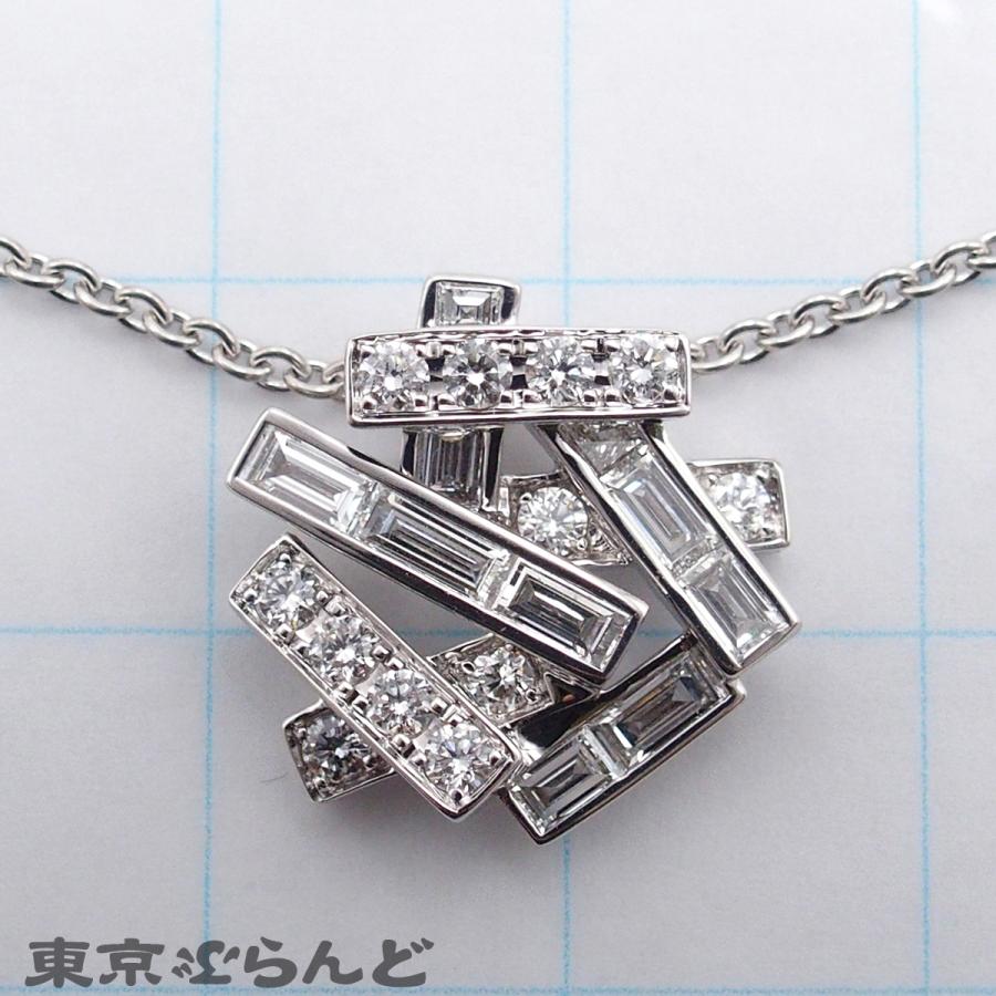 グラフ GRAFF スレッド ホワイトゴールド ダイヤモンド K18WG バゲット