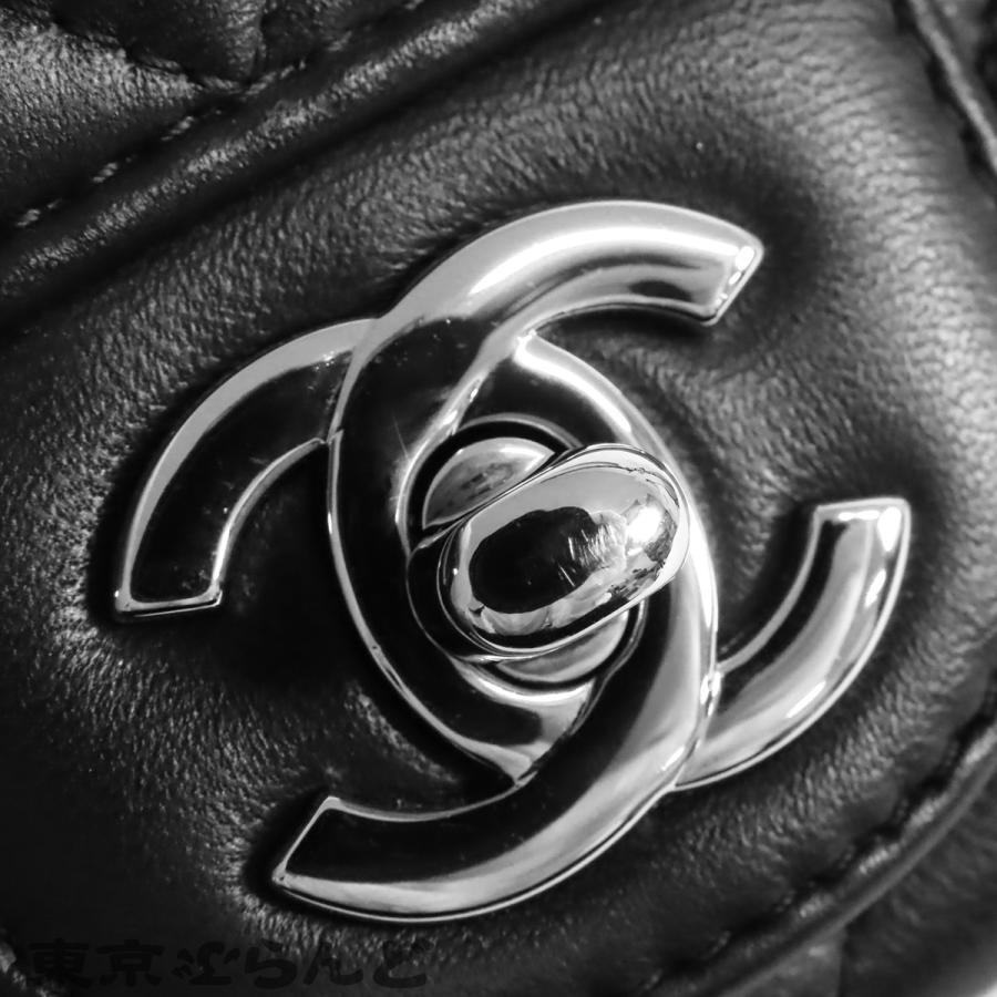 CHANEL（シャネル） CHANEL Vステッチ チェーンバッグ ブラック 黒