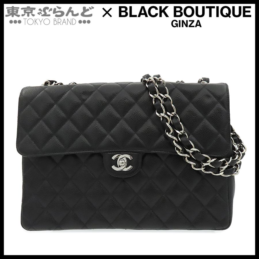 CHANEL（シャネル） CHANEL A11869 ブラック シルバー金具 キャビア
