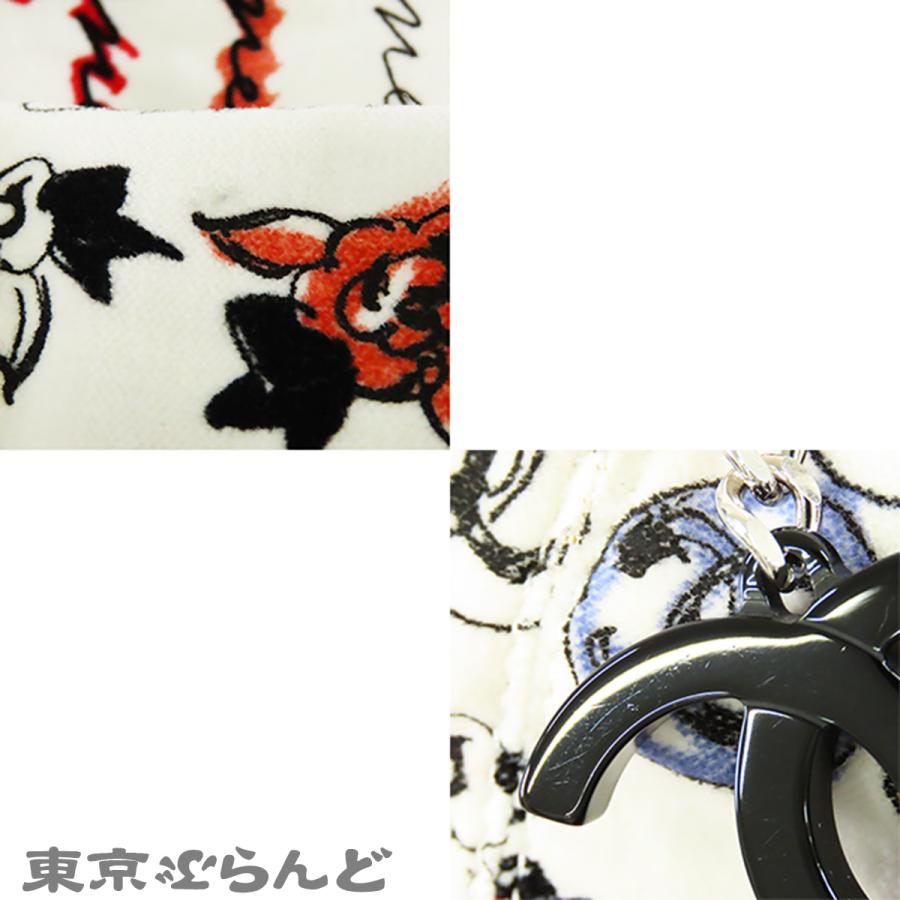 CHANEL（シャネル） カメリア プラスチックハンドルバッグ ホワイトx