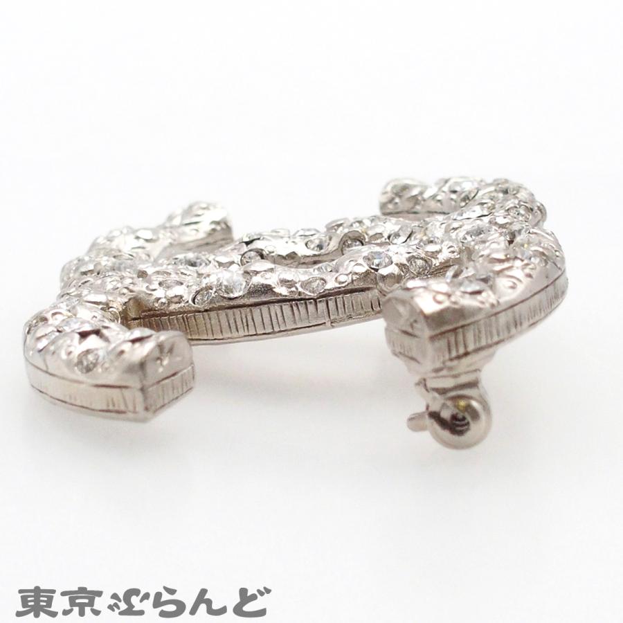 CHANEL（シャネル） ブローチ シルバー メタル ココマーク ライン