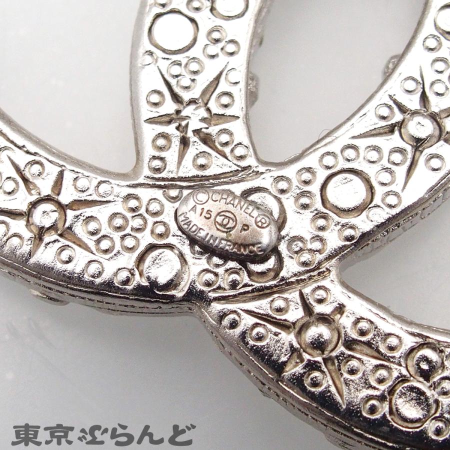 CHANEL（シャネル） ブローチ シルバー メタル ココマーク ライン