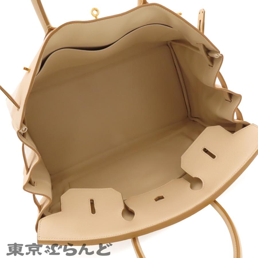 HERMES（エルメス） バーキン 40 □G刻印 ベージュロゼxナチュラル