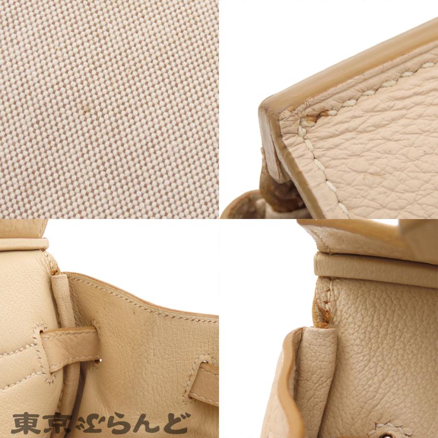 HERMES（エルメス） バーキン 40 □G刻印 ベージュロゼxナチュラル