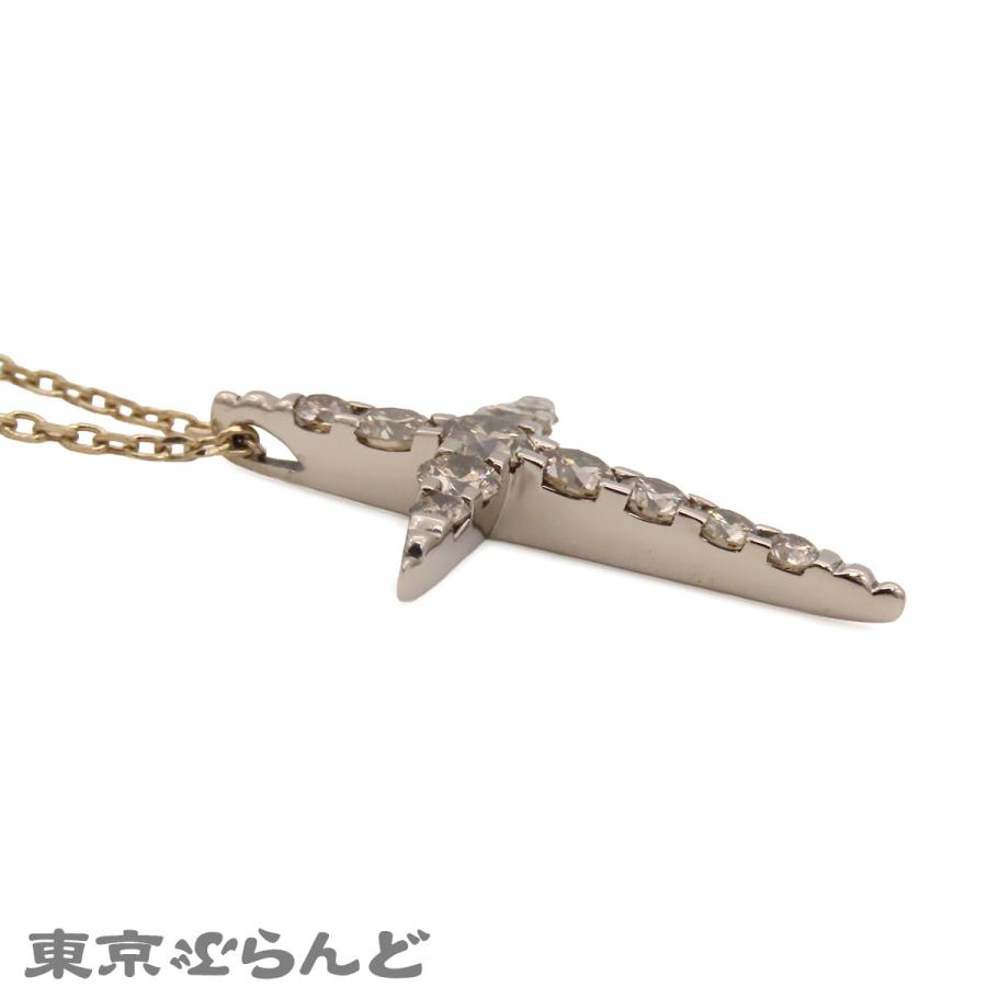 カシケイ KASHIKEY ネイキッド クロス BD0.70ct ネックレス ブラウン