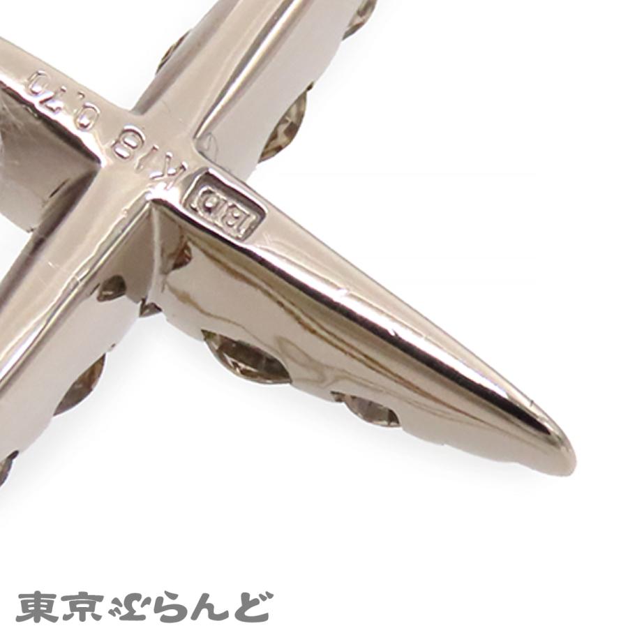 カシケイ KASHIKEY ネイキッド クロス BD0.70ct ネックレス ブラウン