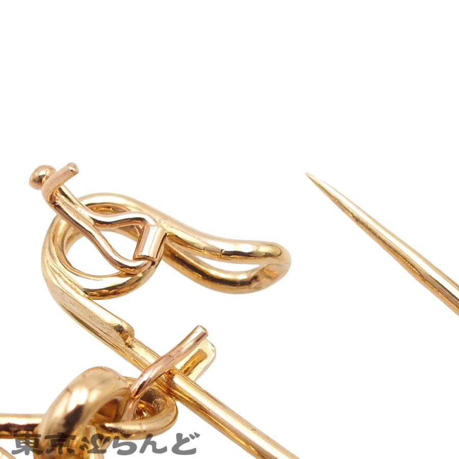 カルティエ　ブローチ　ヴィンテージ Cartier（カルティエ） ブローチ イエローゴールド K18YG ガーデン