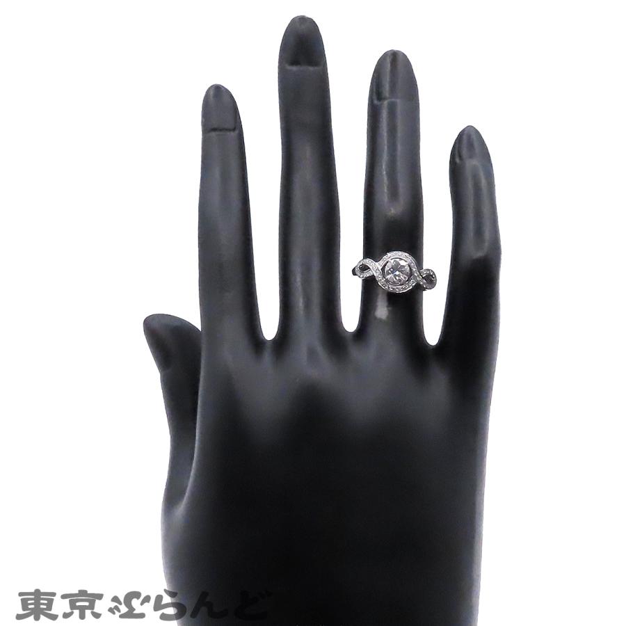 【黒ねこ出品】 ハリーウィンストン　リリークラスター　ミニリング ハリー・ウィンストン（HARRY WINSTON） リリークラスター プラチナ