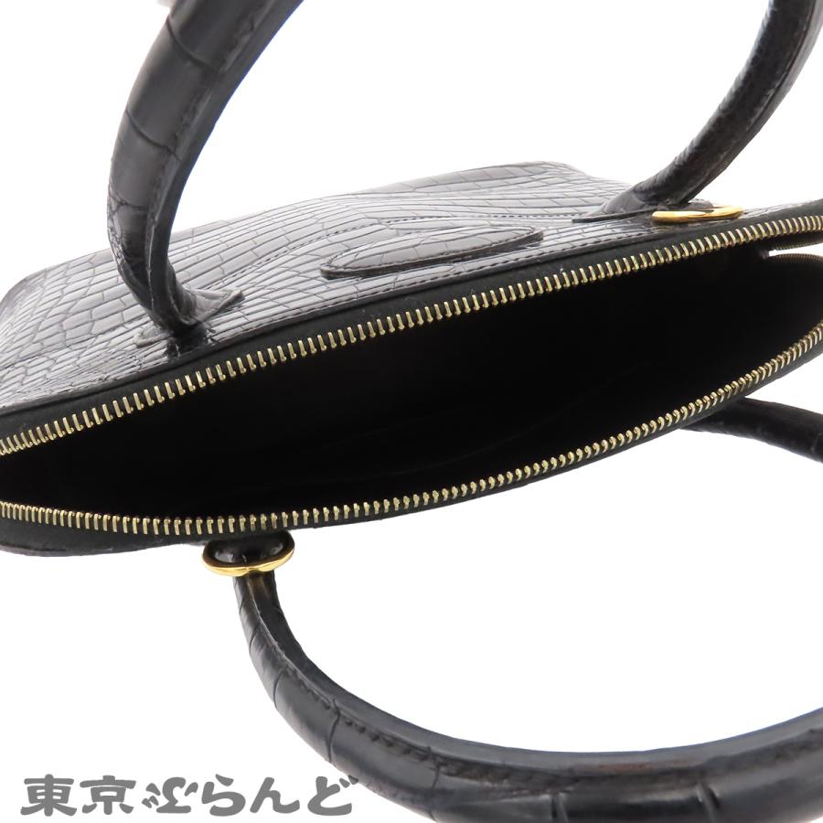 HERMES（エルメス） ボリード 31 □A刻印 ブラック 黒 ゴールド金具
