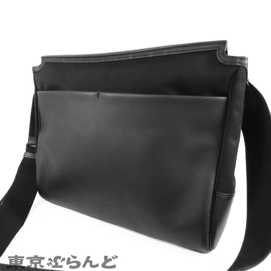 HERMES（エルメス） メッセンジャー オールバック B刻印 ブラック 黒
