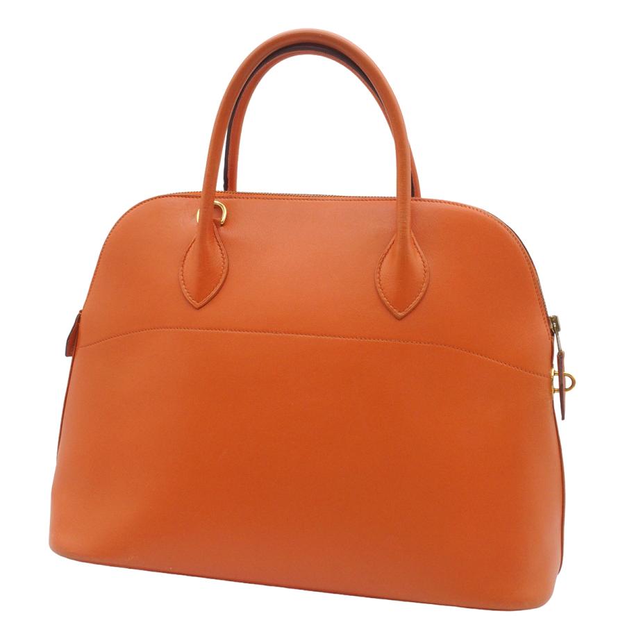 HERMES（エルメス） ボリード 35 〇X刻印 オレンジ ゴールド金具