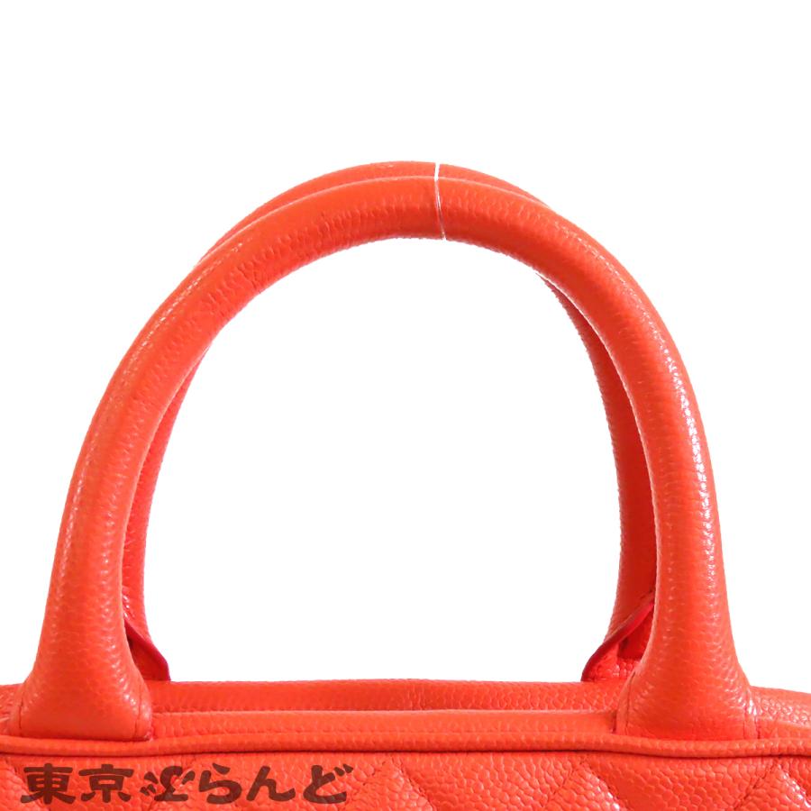 CHANEL（シャネル） ミニボストンバッグ A20996 コーラル ゴールド金具