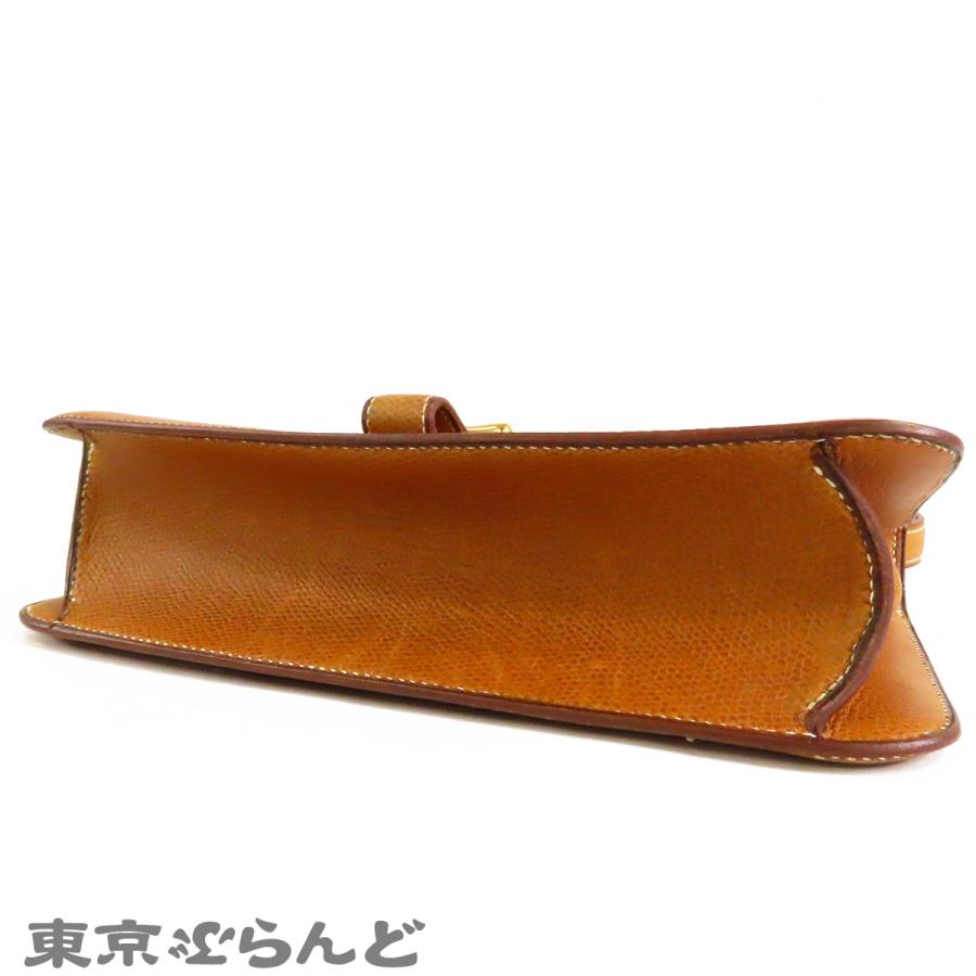 HERMES（エルメス） ドリー 〇H刻印 ブラウン 茶 ゴールド金具