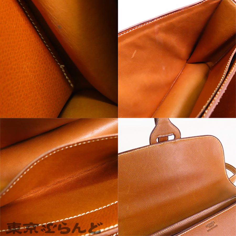 HERMES（エルメス） ドリー 〇H刻印 ブラウン 茶 ゴールド金具