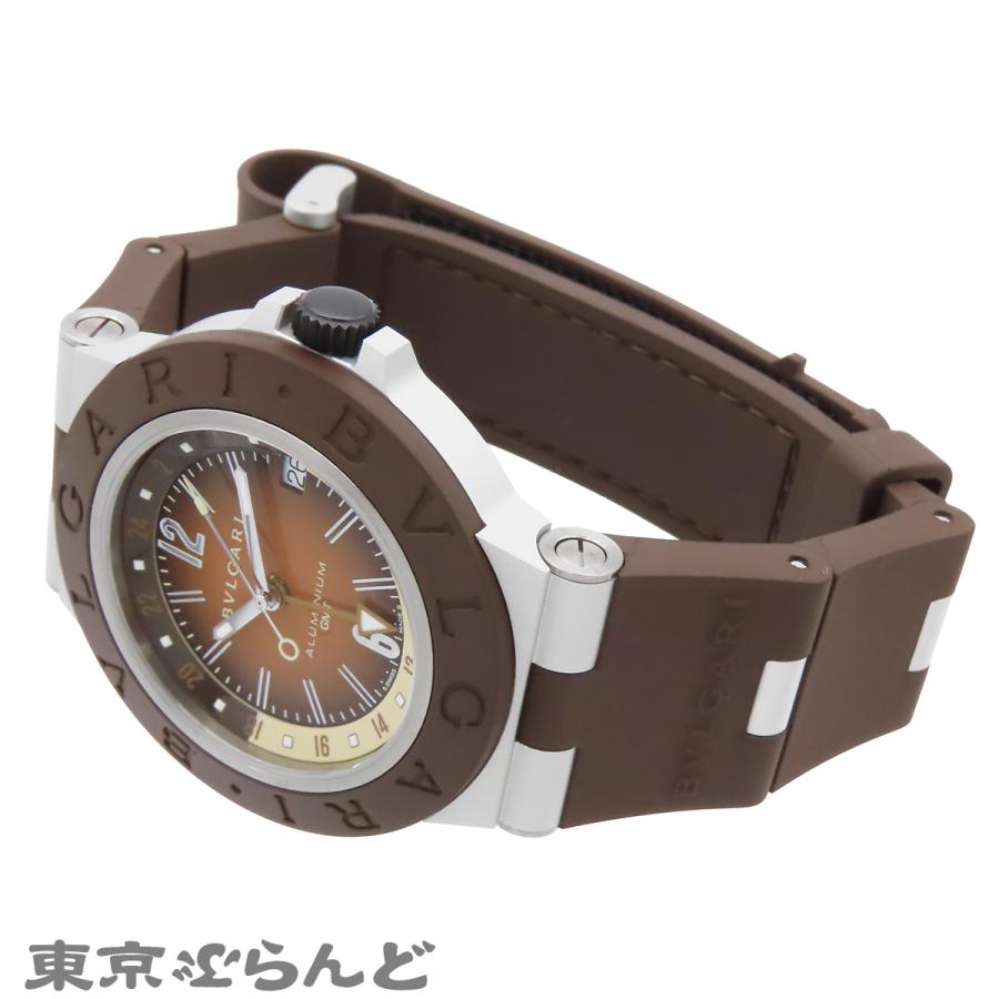 BVLGARI（ブルガリ） アルミニウム BB40ATGMT ブラウン アルミ チタン