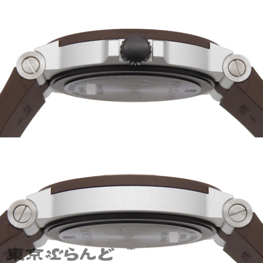 BVLGARI（ブルガリ） アルミニウム BB40ATGMT ブラウン アルミ チタン