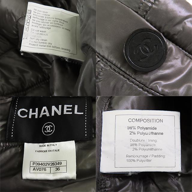 CHANEL（シャネル） パデッド ジャケット P39402V28349 グレー