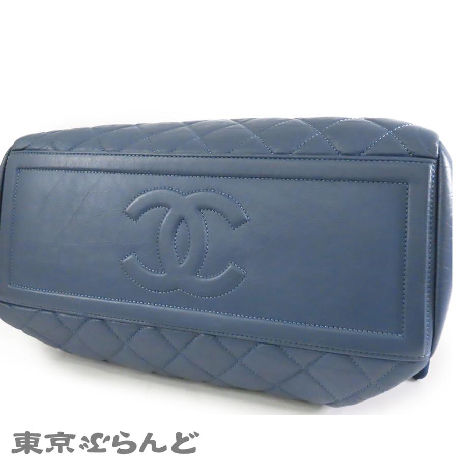 CHANEL（シャネル） ボーリングバッグ ペールブルー シルバー金具