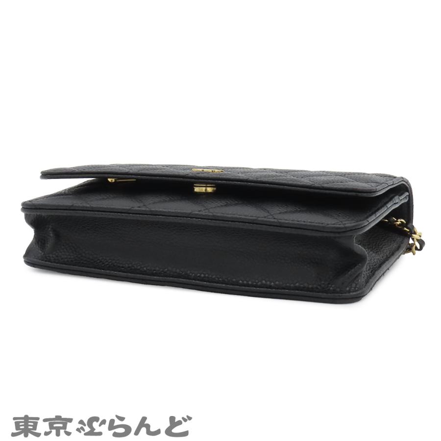 CHANEL（シャネル） チェーンウォレット AP0250 ブラック ゴールド金具