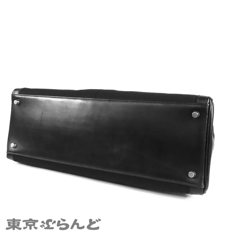 HERMES（エルメス） ケリーラキ 40 □H刻印 ブラック 黒 シルバー金具