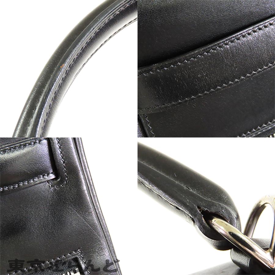 HERMES（エルメス） ケリーラキ 40 □H刻印 ブラック 黒 シルバー金具