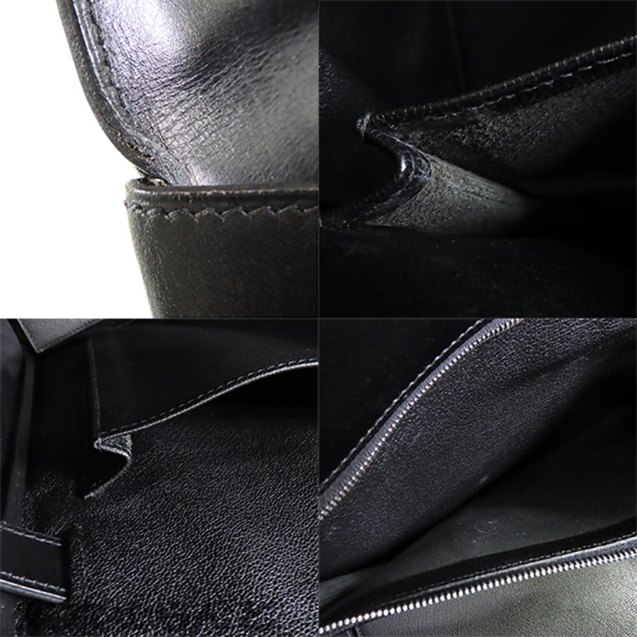 HERMES（エルメス） ケリーラキ 40 □H刻印 ブラック 黒 シルバー金具