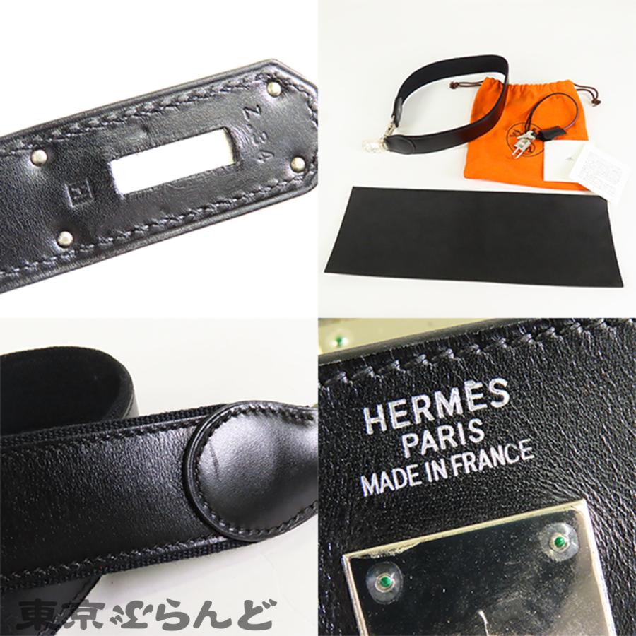 HERMES（エルメス） ケリーラキ 40 □H刻印 ブラック 黒 シルバー金具
