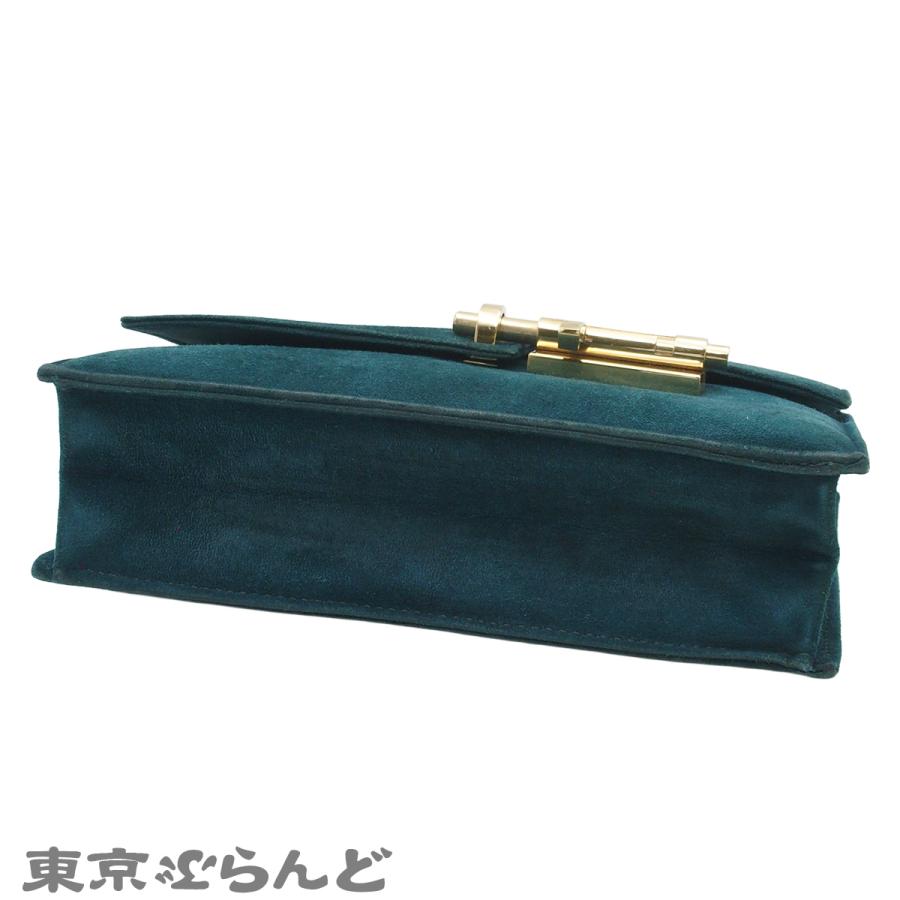HERMES（エルメス） ヴェルークラッチ T刻印 グリーン系 ゴールド金具