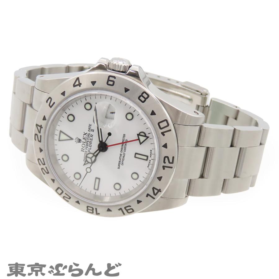 ROLEX（ロレックス） エクスプローラー2 16570 ホワイトxシルバー SS