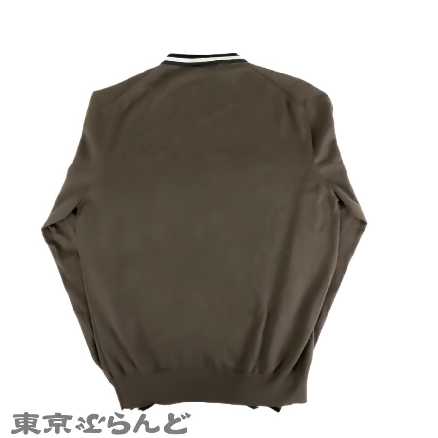 HERMES（エルメス） カシミヤ ニット グレー シルク M トップス メンズ