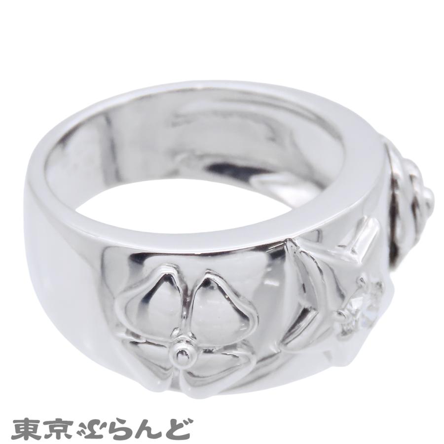 CHANEL（シャネル） スリーシンボル リング ホワイトゴールド K18WG
