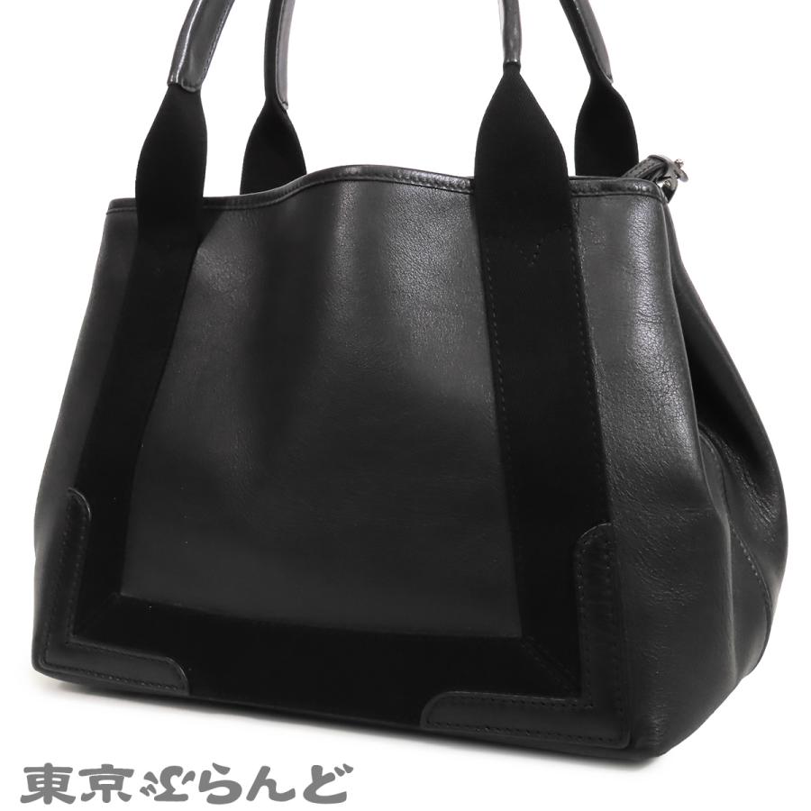 BALENCIAGA（バレンシアガ） ネイビーカバス 339933 ブラック 黒