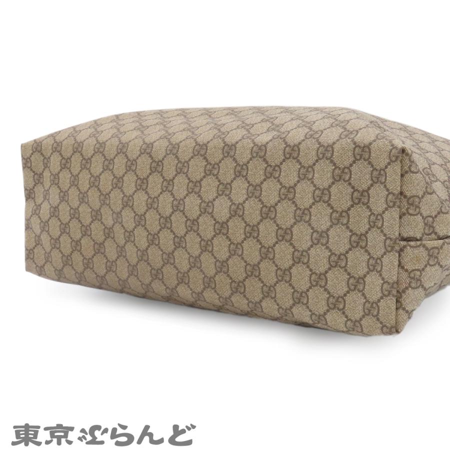 GUCCI（グッチ） トートバッグ 211120 ベージュxブラウン GGスプリーム