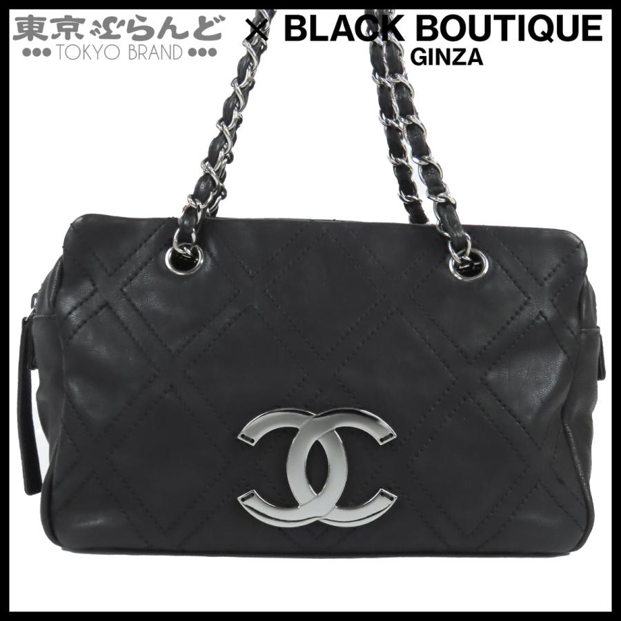 CHANEL（シャネル） ダイヤステッチ チェーンバッグ A32454 ブラック