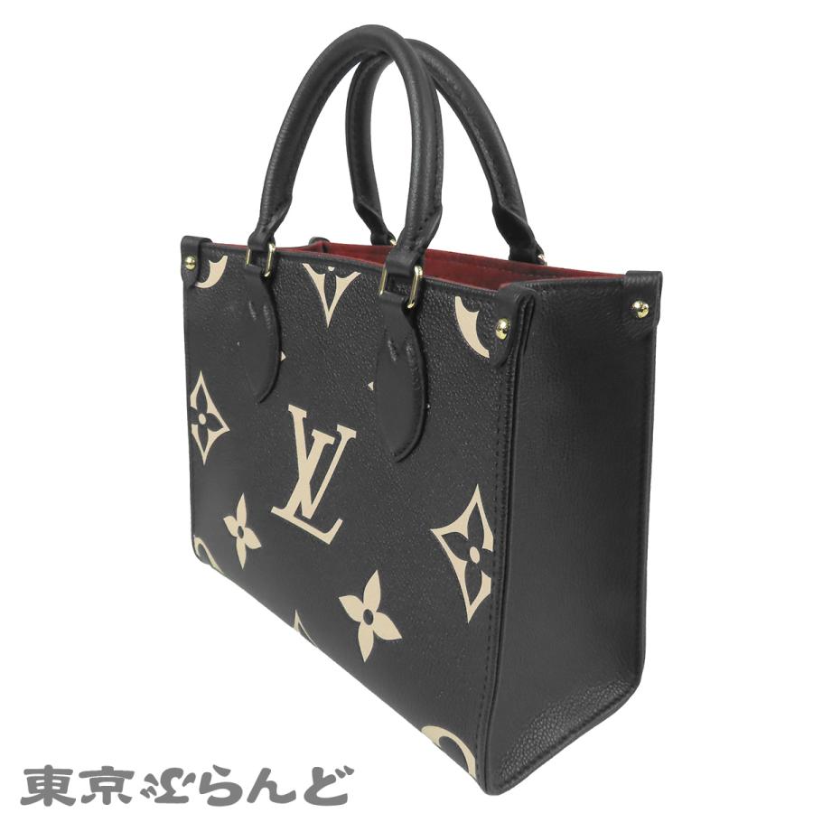 ば*ち様 （極美品）LOUIS VUITTON オンザゴー PM ハンドバッグ LOUIS VUITTON（ルイ・ヴィトン） オンザゴー PM M45659 ブラックx