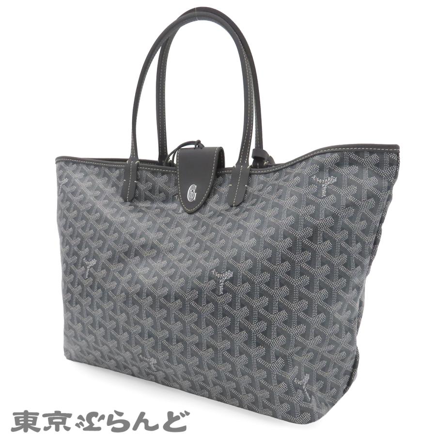 GOYARD（ゴヤール） サンルイ PM トートバッグ グレー PVCコーティング