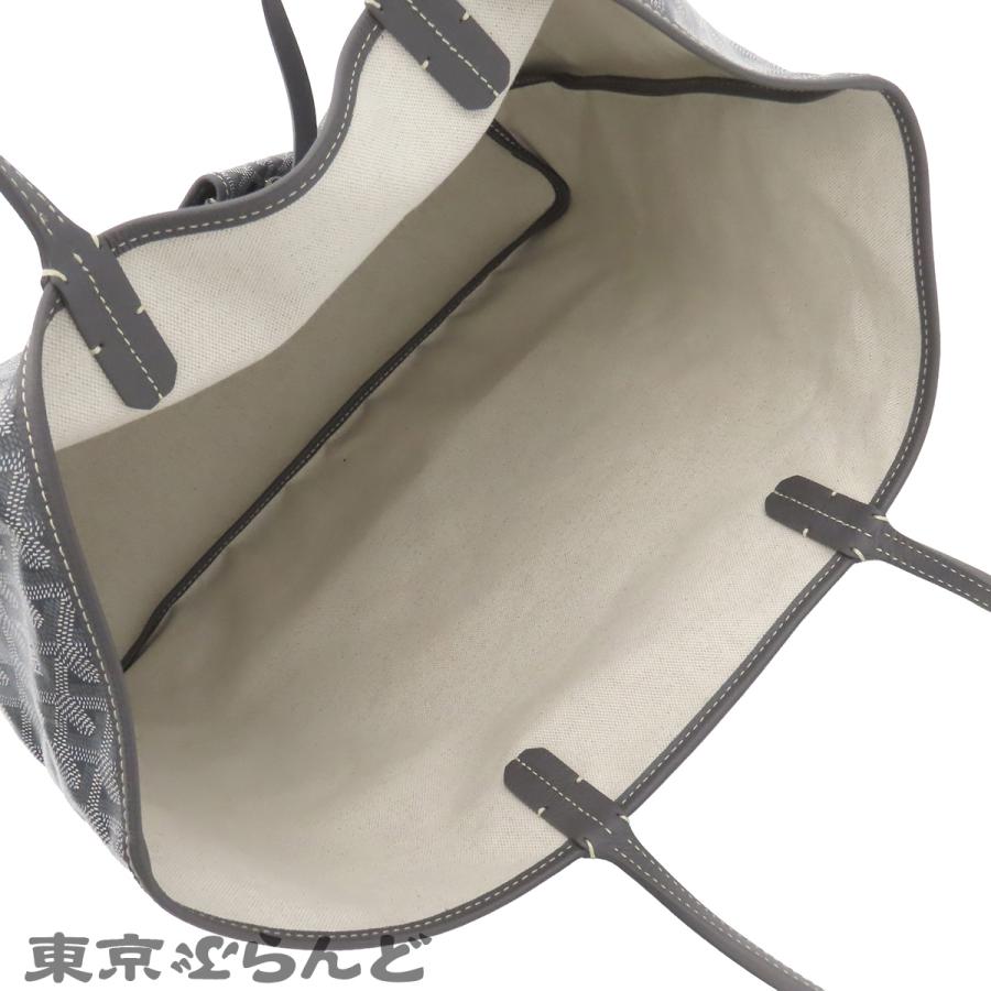 GOYARD（ゴヤール） サンルイ PM トートバッグ グレー PVCコーティング
